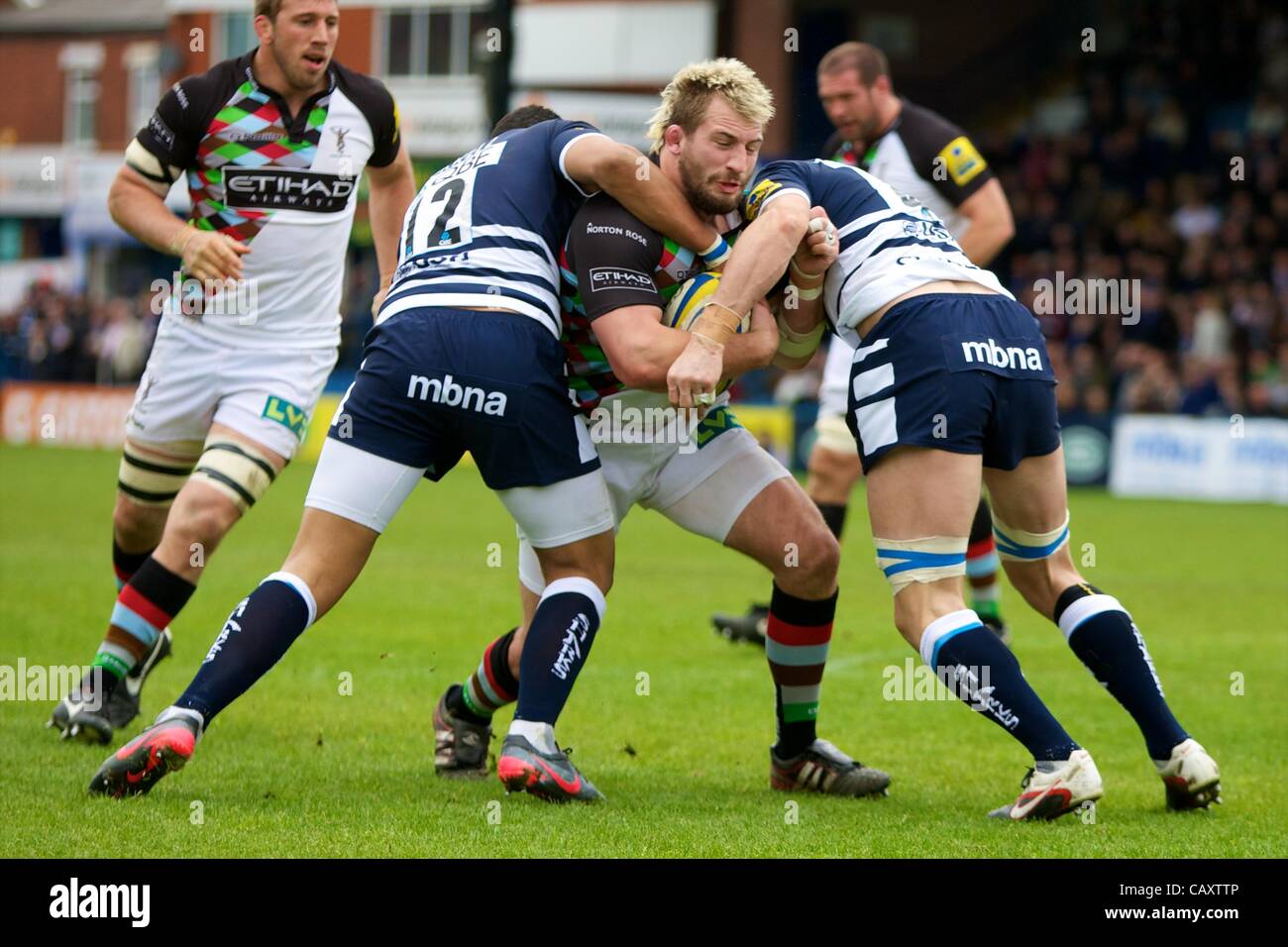 05.05.2012 Stockport, England. Harlequins English prop Joe Marler in
