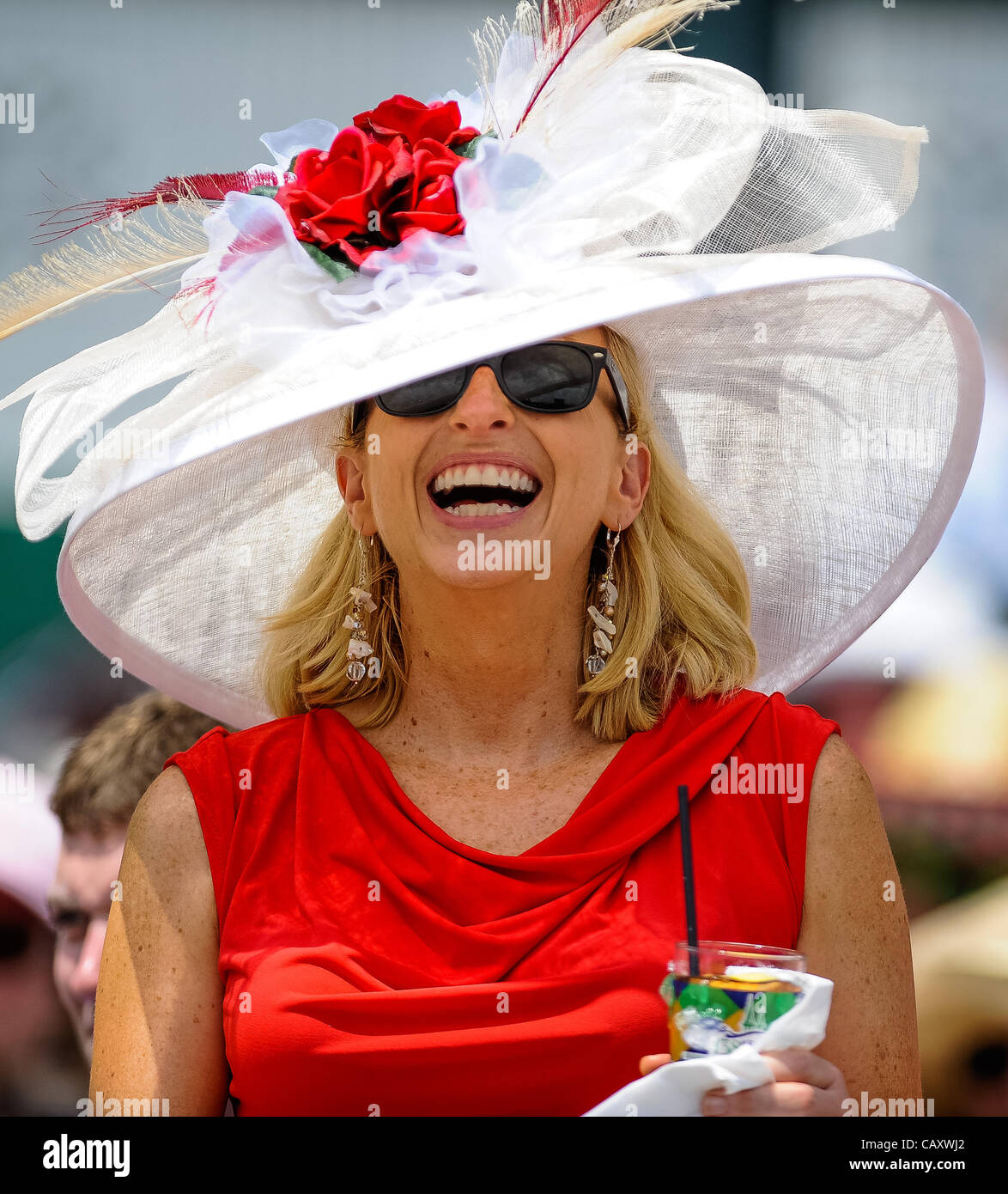 May 5, 2012 Louisville, Kentucky, U.S. The scene of fans, fashions, hats and gambling on