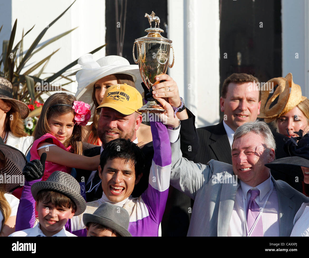 May 5, 2012 Louisville, Ky, USA Winning owner J. Paul Reddam and