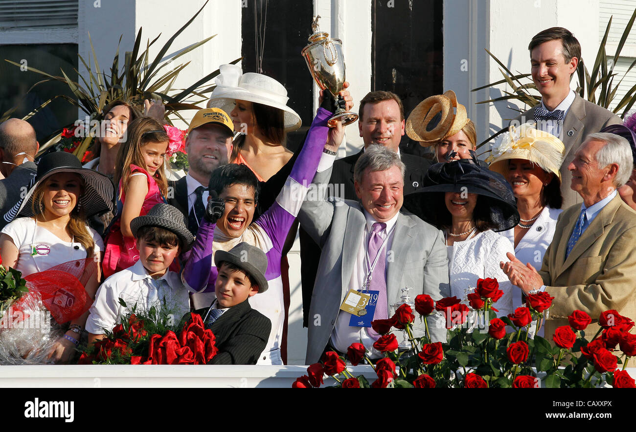 May 5, 2012 Louisville, Ky, USA Winning owner J. Paul Reddam and