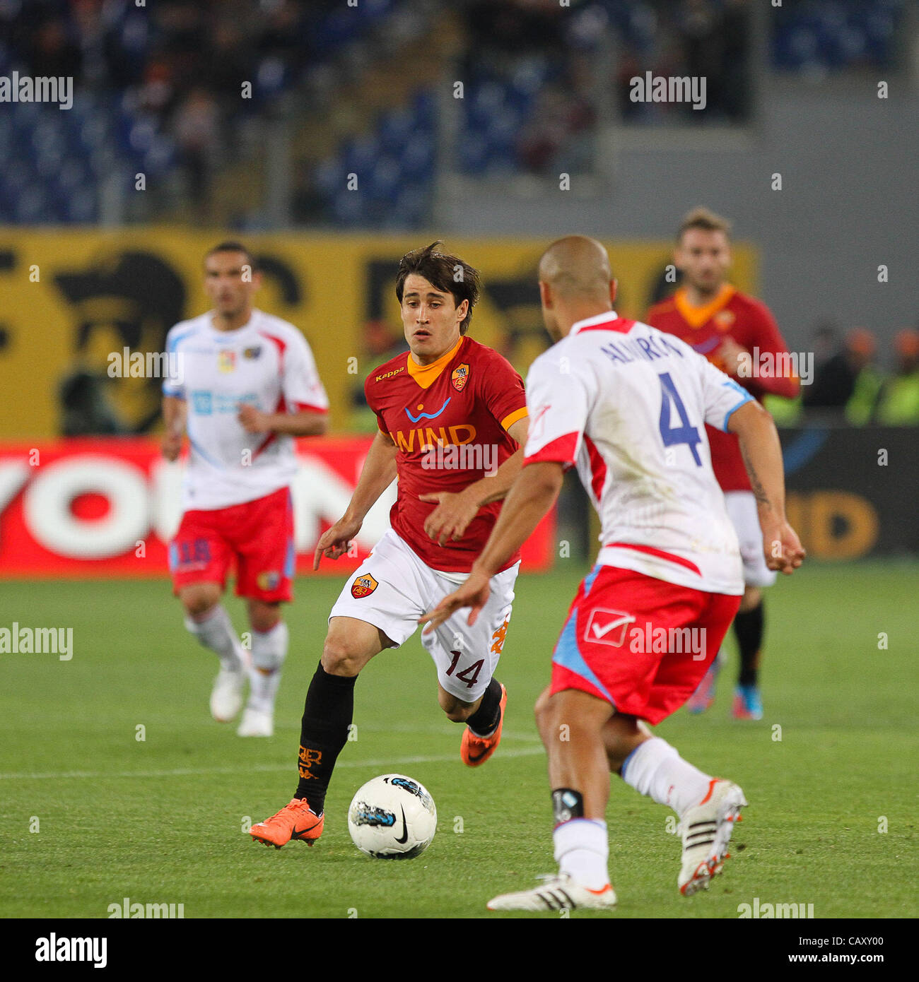 05.05.2012 Rome, Olimpic Stadium. Italy. Serie A Tim 2011/2012 As Roma ...
