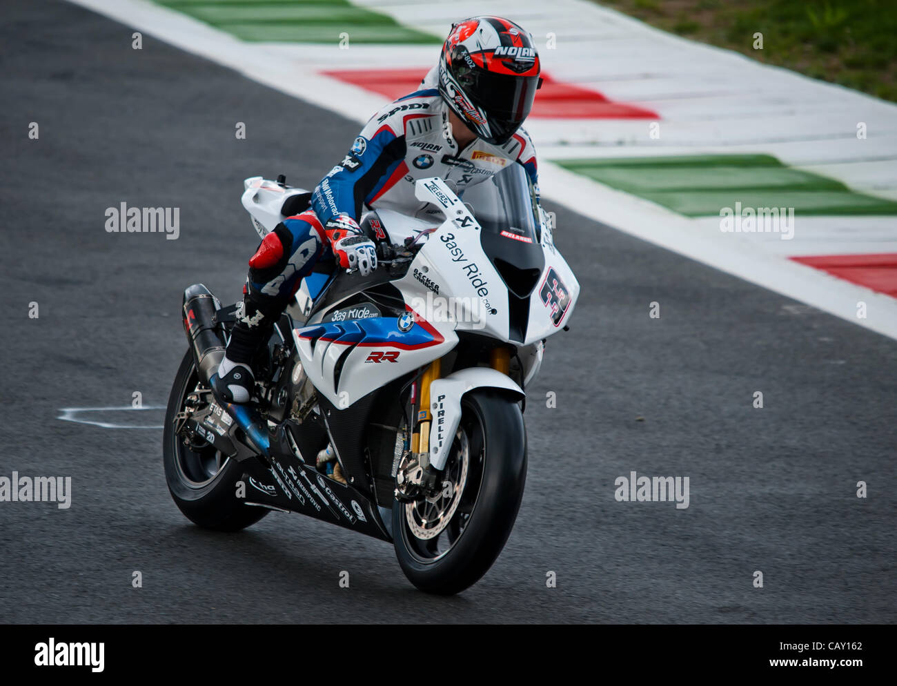 Superbike Monza  33 Marco Melandri ITA BMW S1000 RR BMW Motorrad Motorsport Stock Photo