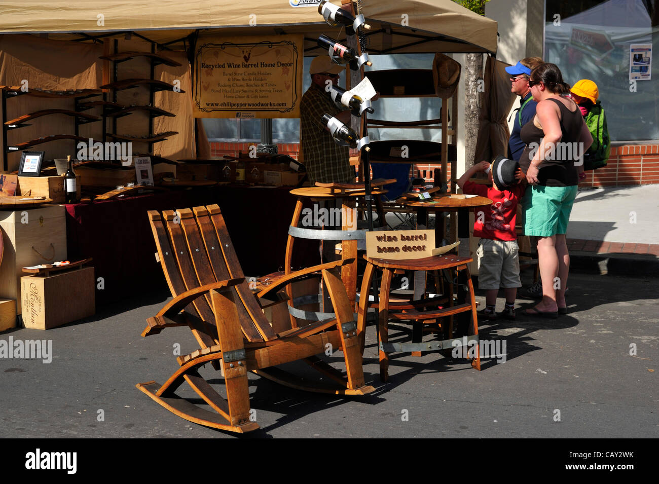 Livermore, California, USA. The Livermore Wine Country Festival, the