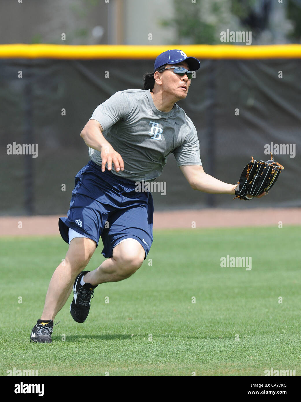 Hideki Matsui (Rays), MAY 3, 2012 MLB Japan's Hideki Matsui of the