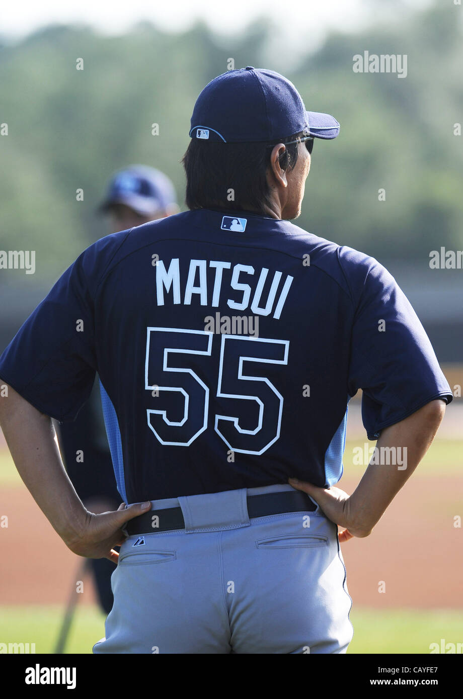 Hideki Matsui (Rays), MAY 8, 2012 MLB Tampa Bay Rays' Hideki Matsui