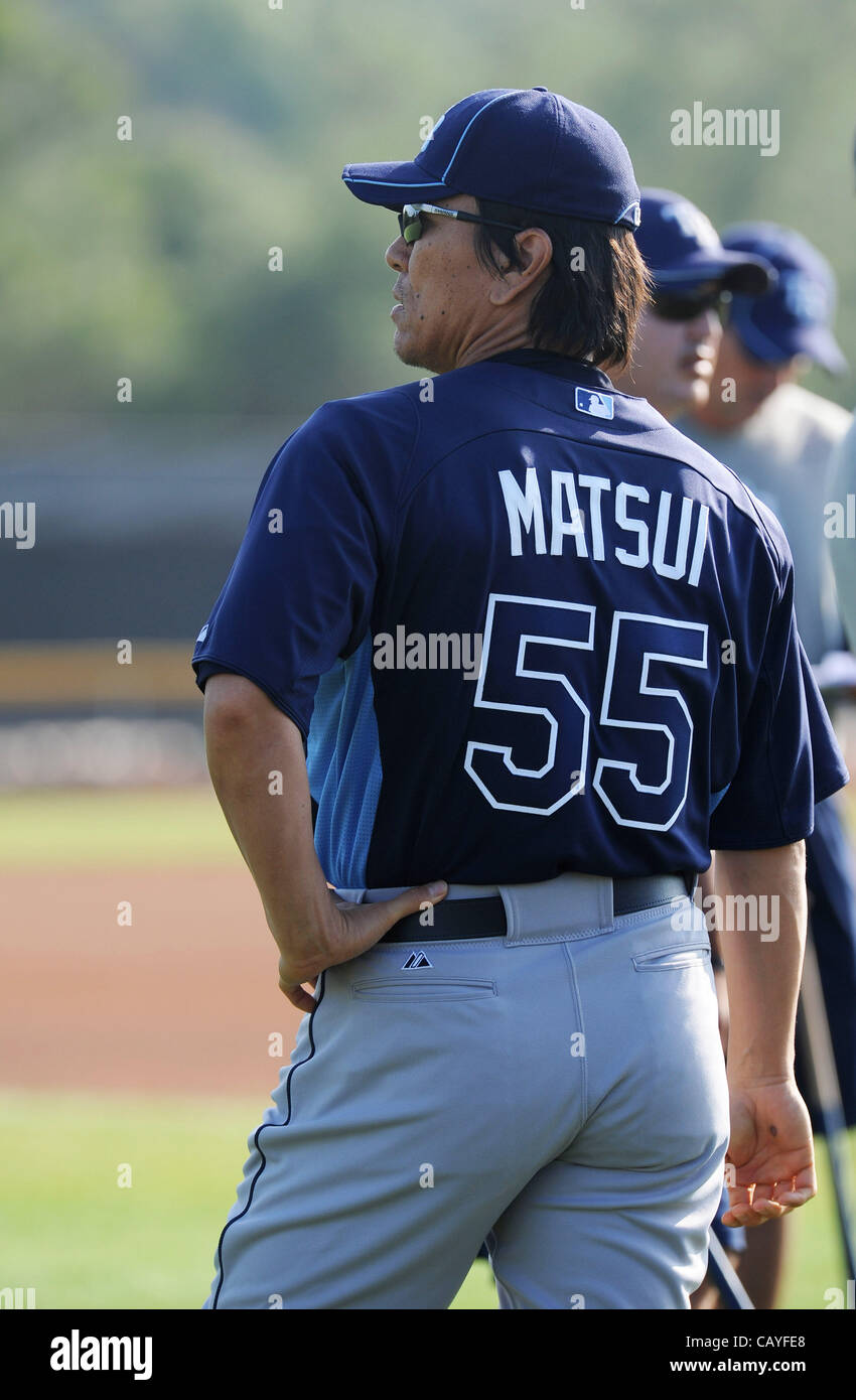 Hideki Matsui (Rays), MAY 8, 2012 MLB Tampa Bay Rays' Hideki Matsui