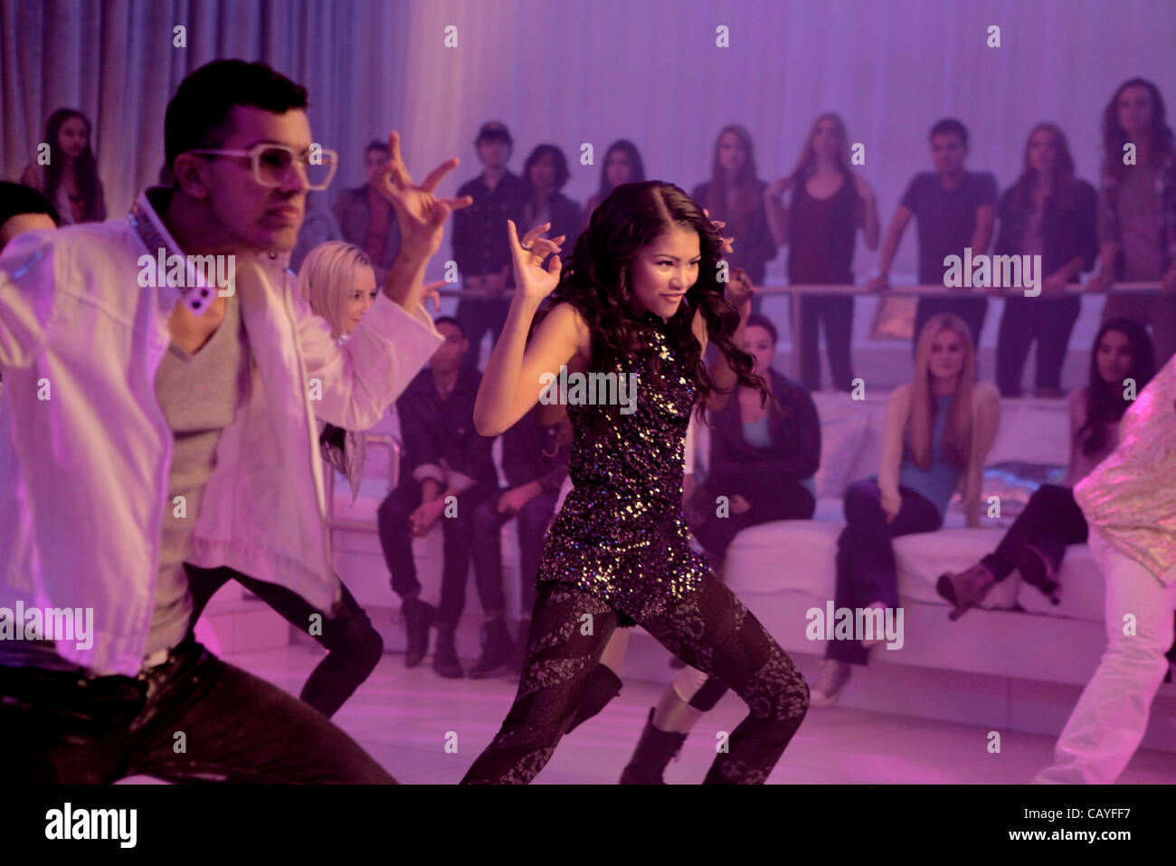 Actress Singer Zendaya of Disneys "Shake it Up" on her Video Shoot in
