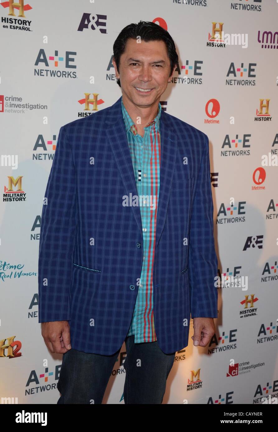 Lou DIamond Phillips at a public appearance for A+E Television Networks