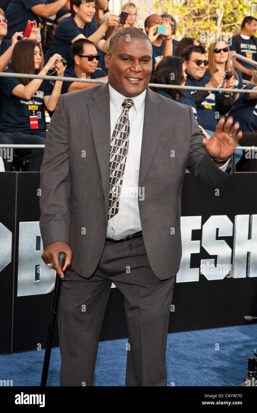 Gregory D. Gadson at arrivals for BATTLESHIP Premiere, Nokia Theatre at L.A. LIVE, Los Angeles, CA May 10, 2012. Photo By: Emiley Schweich/Everett Collection Stock Photo