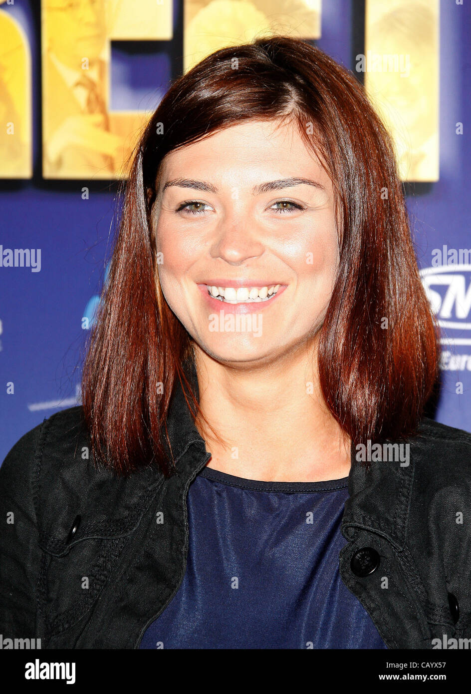 SINEAD MOYNIHAN STREET OF DREAMS MUSICAL PREMIER MANCHESTER ARENA MANCHESTER ENGLAND 10 May 2012 Stock Photo