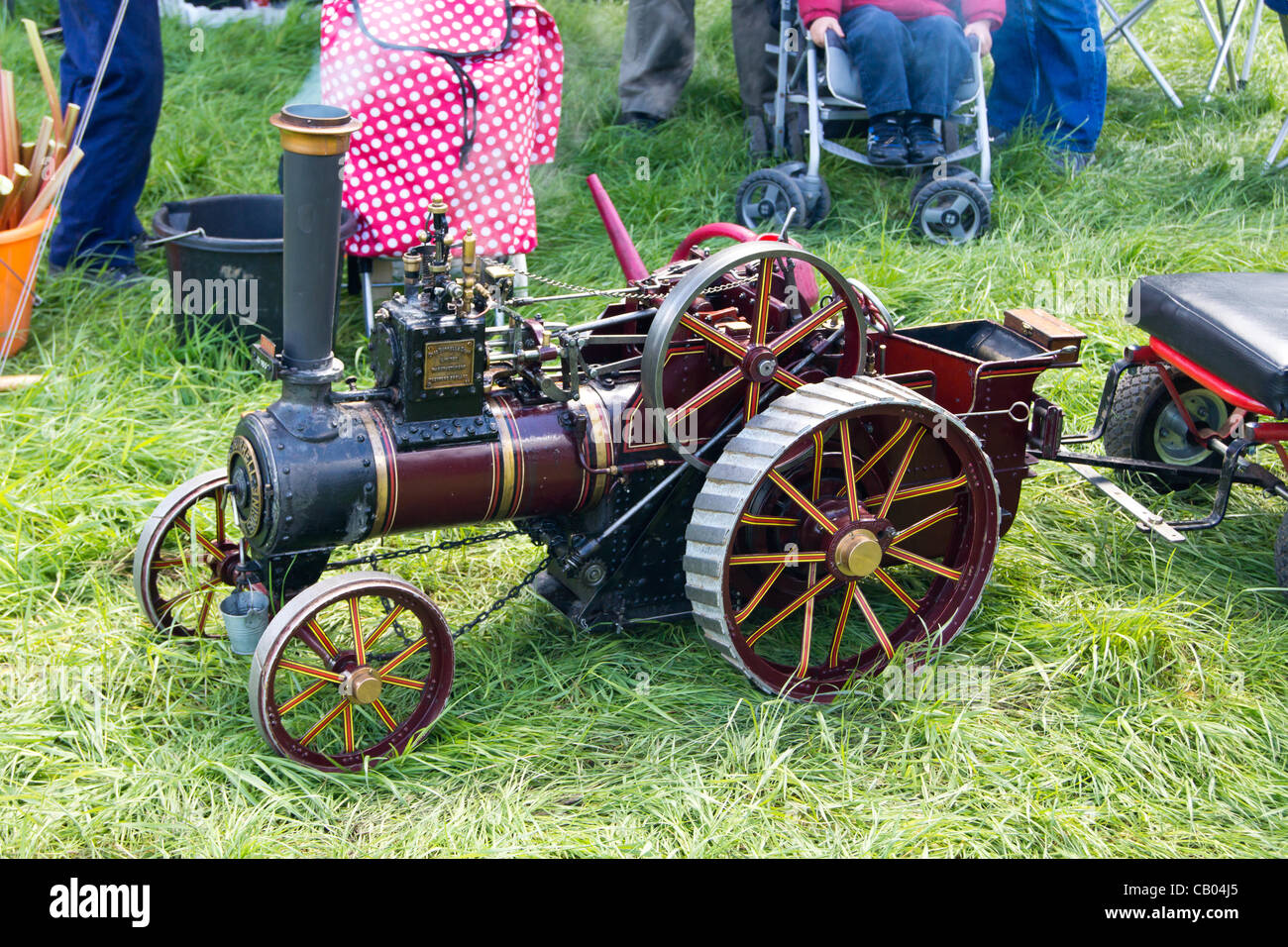 Steam engines on display for everyone to see at the stotfold mill steam