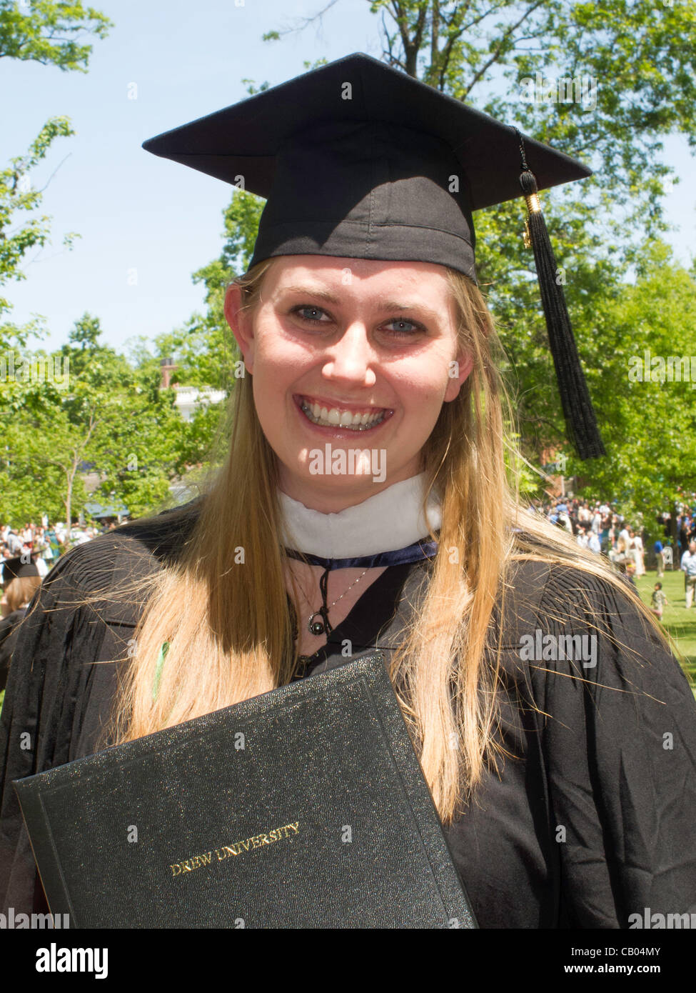 Proud graduate Dana Sumner-Pritchard was awarded the prestigious Hardin  Prize honoring her productive participation in the academic and community  life of the college Stock Photo - Alamy
