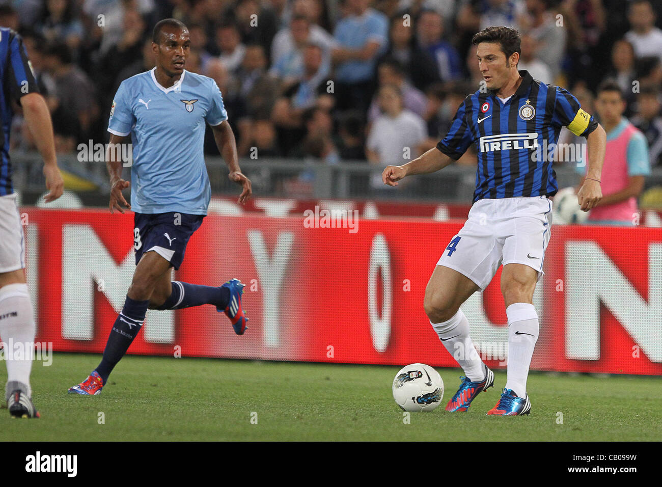 13 05 12 Olympic Stadium Rome Italy Serie A Tim 11 12 Ss Lazio Vs Fc Inter Xavir Zanetti Of Inter In Action During The Match Between Ss Lazio Vs Inter Stock Photo Alamy 13 05 12 Olympic Stadium Rome Italy Serie A Tim 11 12 Ss Lazio Vs Fc Inter Xavir Zanetti Of Inter In Action During The Match Between Ss Lazio Vs Inter Stock Photo Alamy