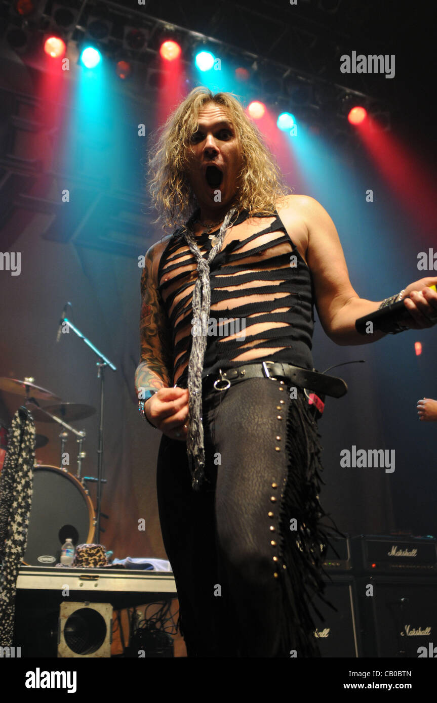Steel Panther rocks The Norva Stock Photo Alamy