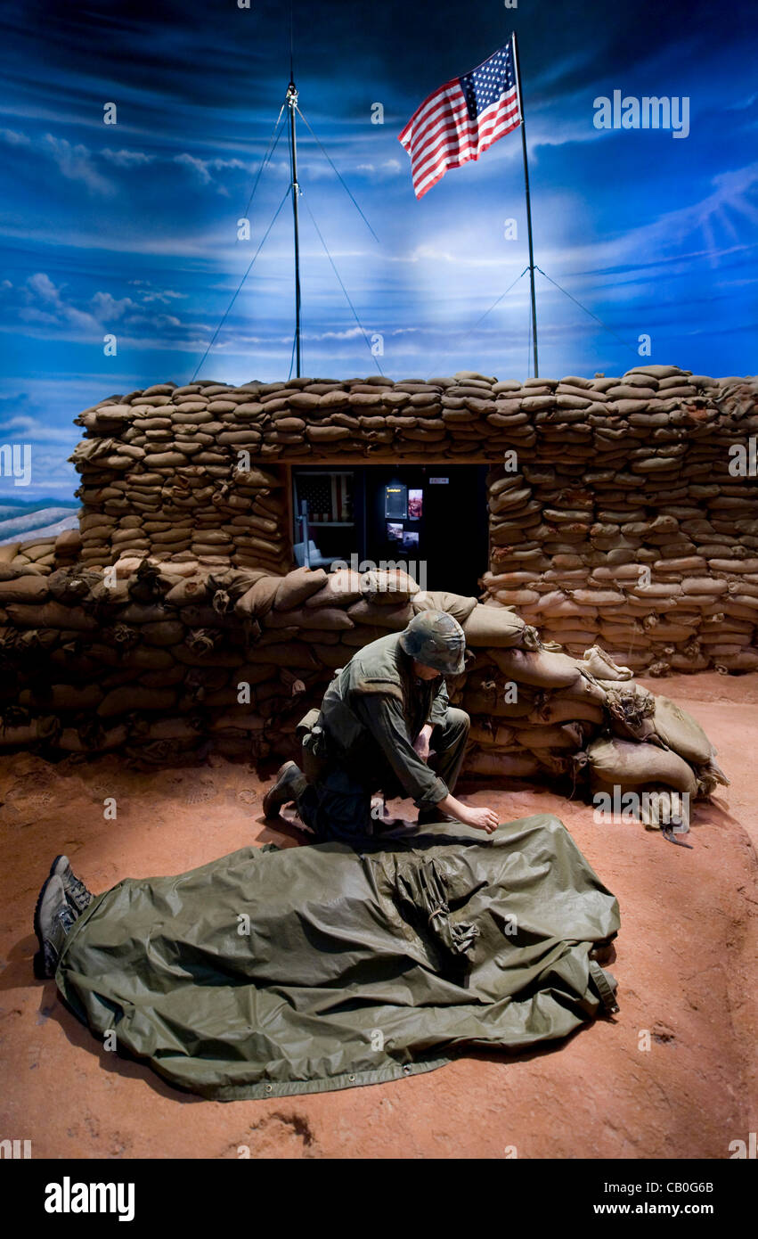 May 14, 2012 - Triangle, VA, USA - A gallery display depicting the Viet ...