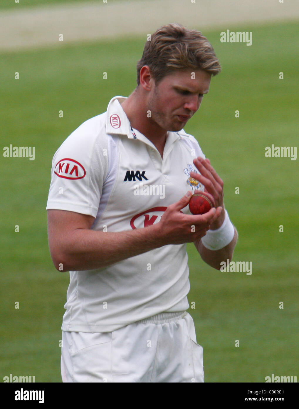 Stuart Meaker The kia oval stuart meaker hi-res stock photography and images - Alamy