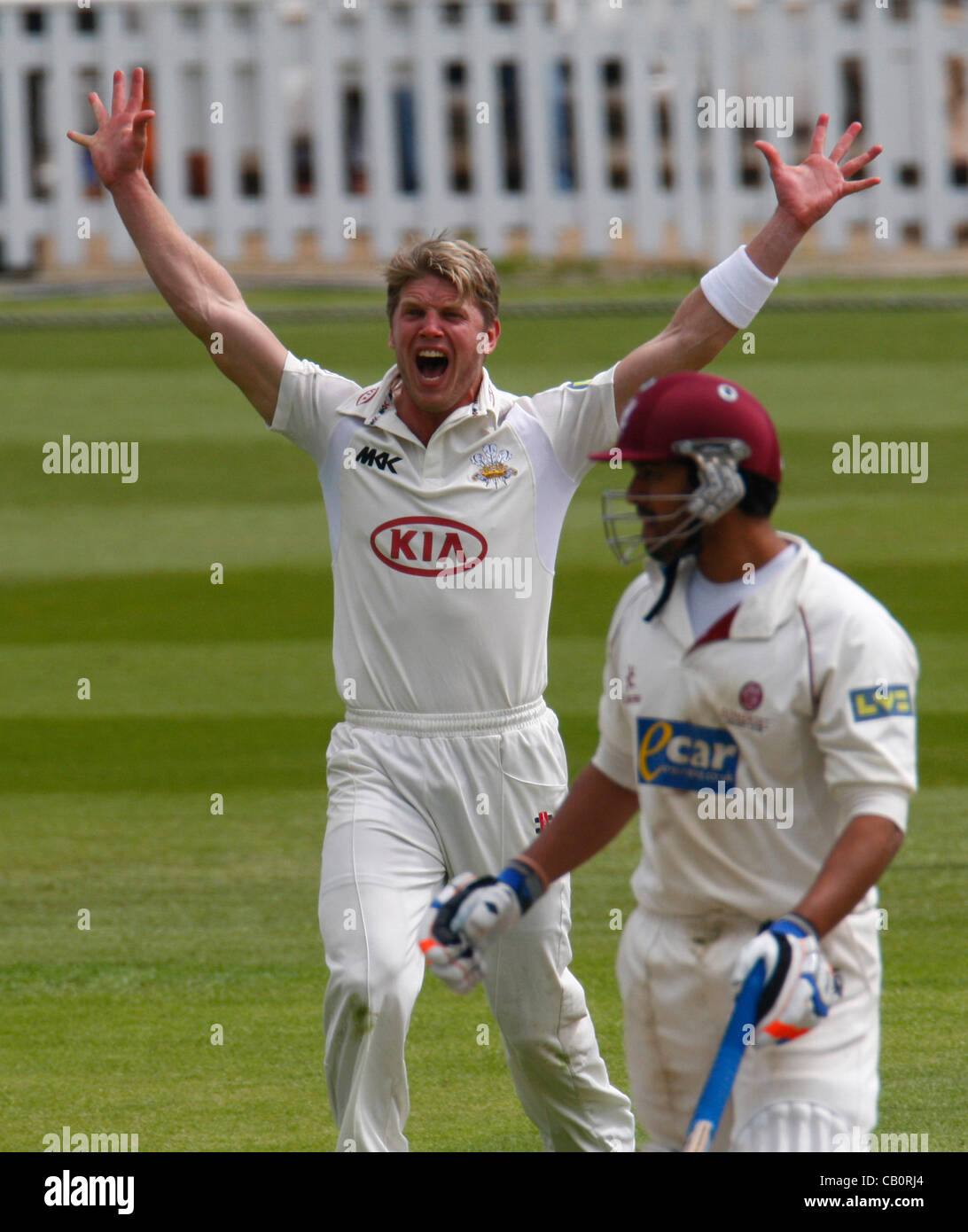 Stuart Meaker 16.05.12 The Kia Oval,London, ENGLAND: Stuart Meaker of Surrey County ...