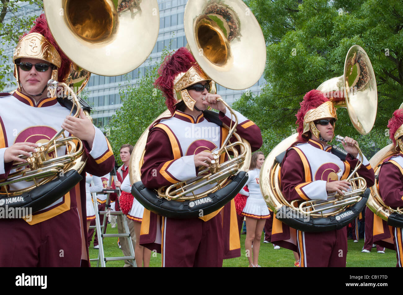 Sousaphones marching band hires stock photography and images Alamy
