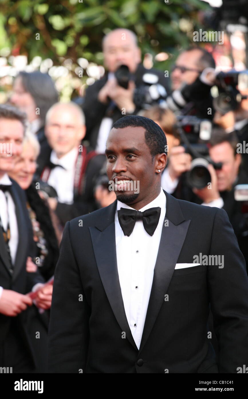 P Diddy attends the gala screening of Lawless at the 65th Cannes Film