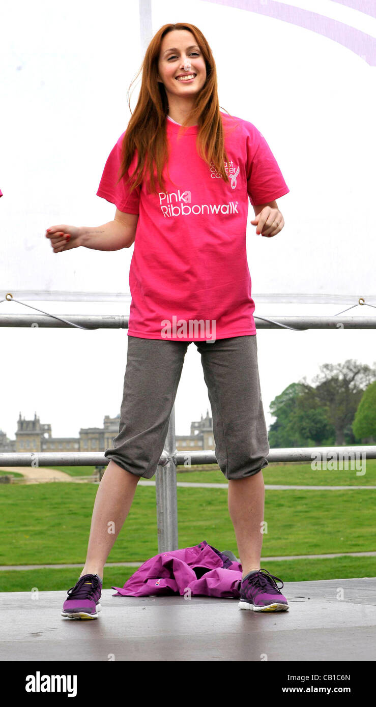 Blenheim Palace, England - Siobhan Donaghy at the Pink Ribbonwalk at Blenheim Palace, Woodstock, Oxfordshire - May 19th 2012  Photo by People Press Stock Photo