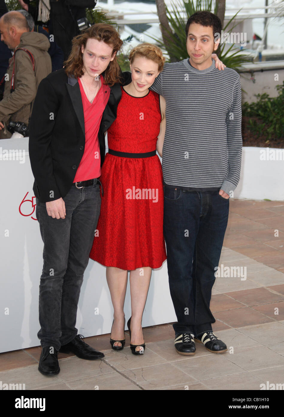 CALEB LANDRY JONES SARAH GADON & BRANDON CRONENBERG ANTIVIRAL PHOTOCALL