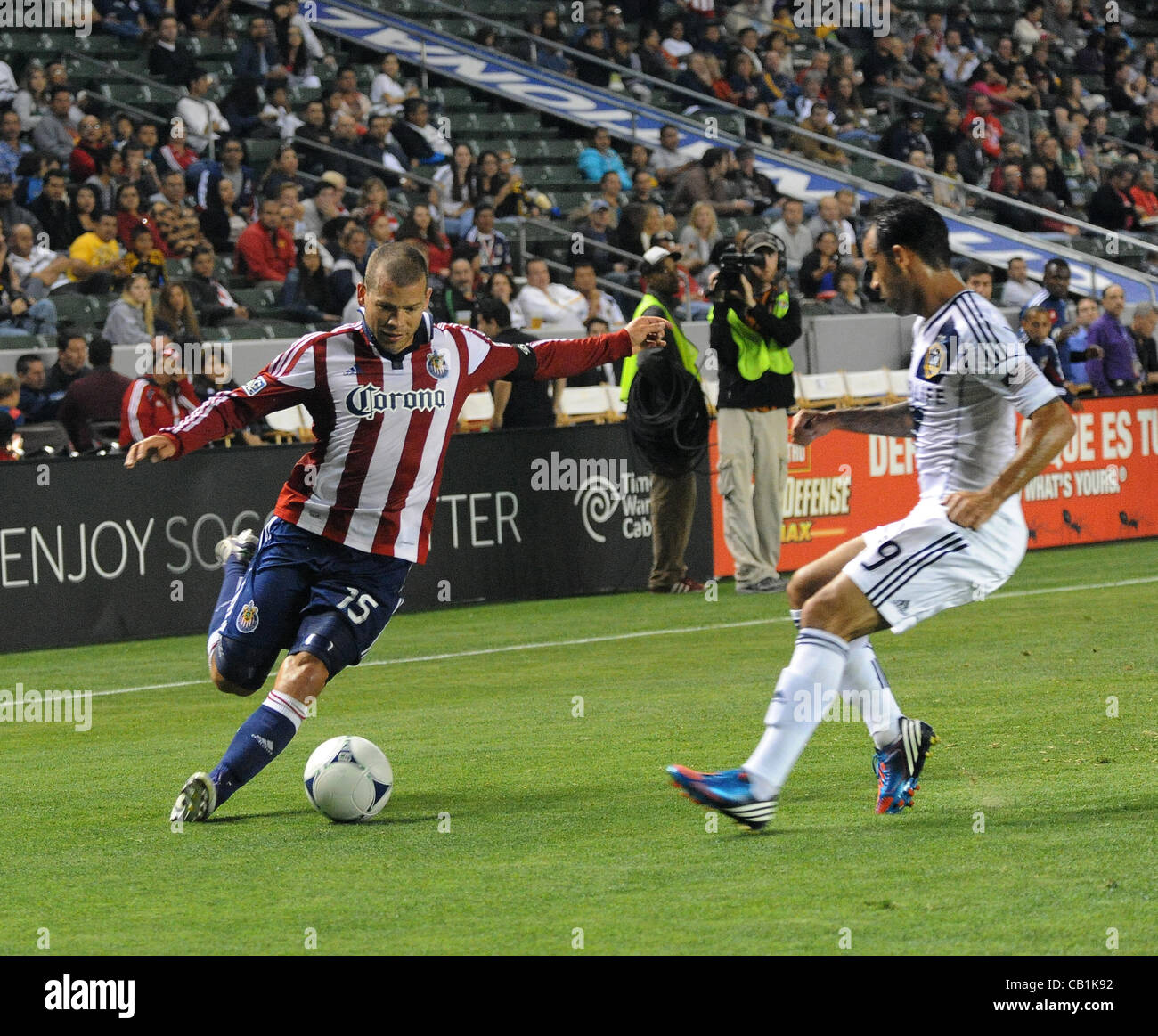 May 20 2012 Carson California Usa Major League Soccer Mls Chivas Usa Defeats The Los Angeles Galaxy 1 To 0 At The Home Depot Center Saturday May 19 2012 Chivas Usa Mid