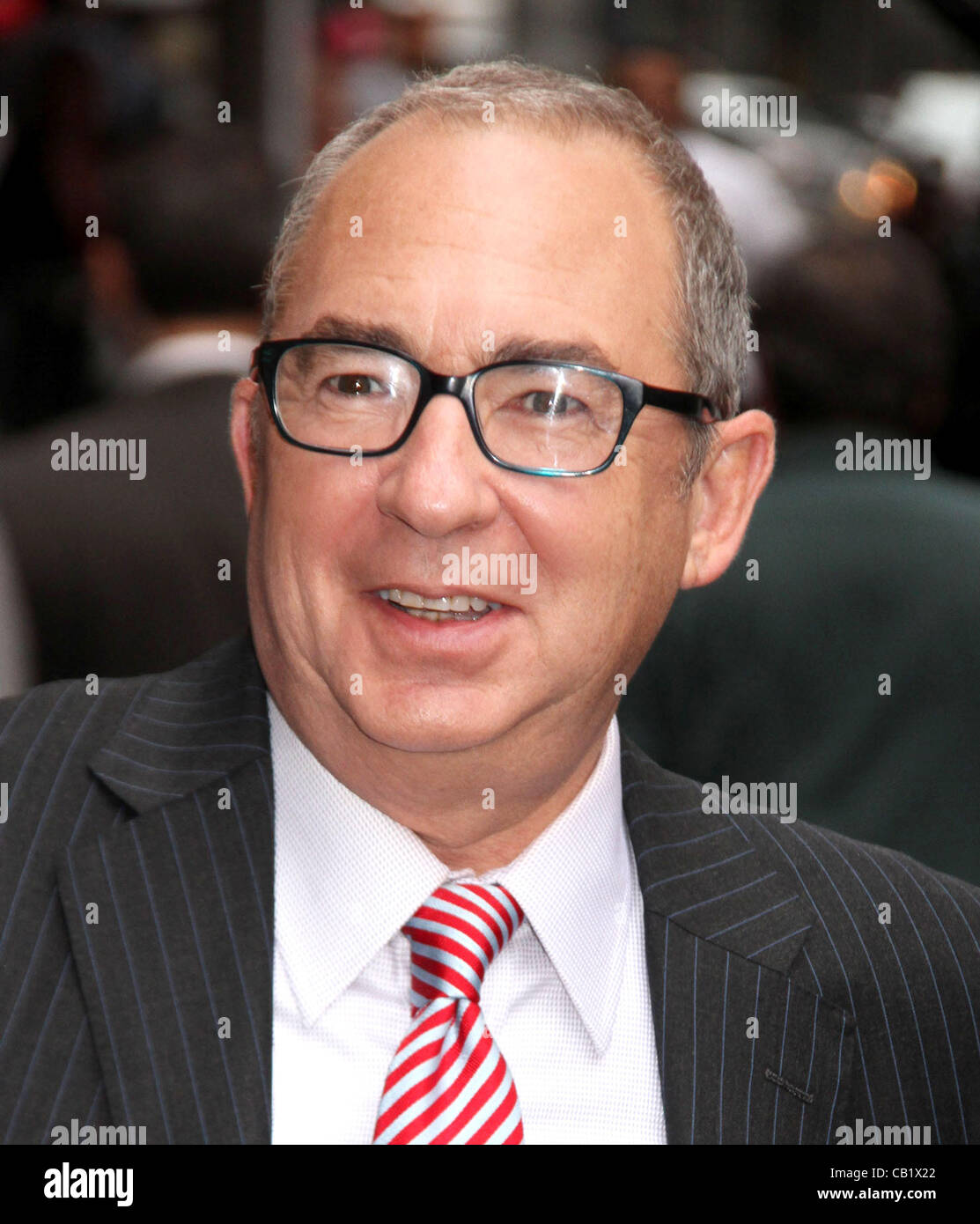 May 21, 2012 - New York, New York, U.S. - Director BARRY SONNENFELD at his appearance on 'The Late Show With David Letterman' held at the Ed Sullivan Theater. (Credit Image: © Nancy Kaszerman/ZUMAPRESS.com) Stock Photo