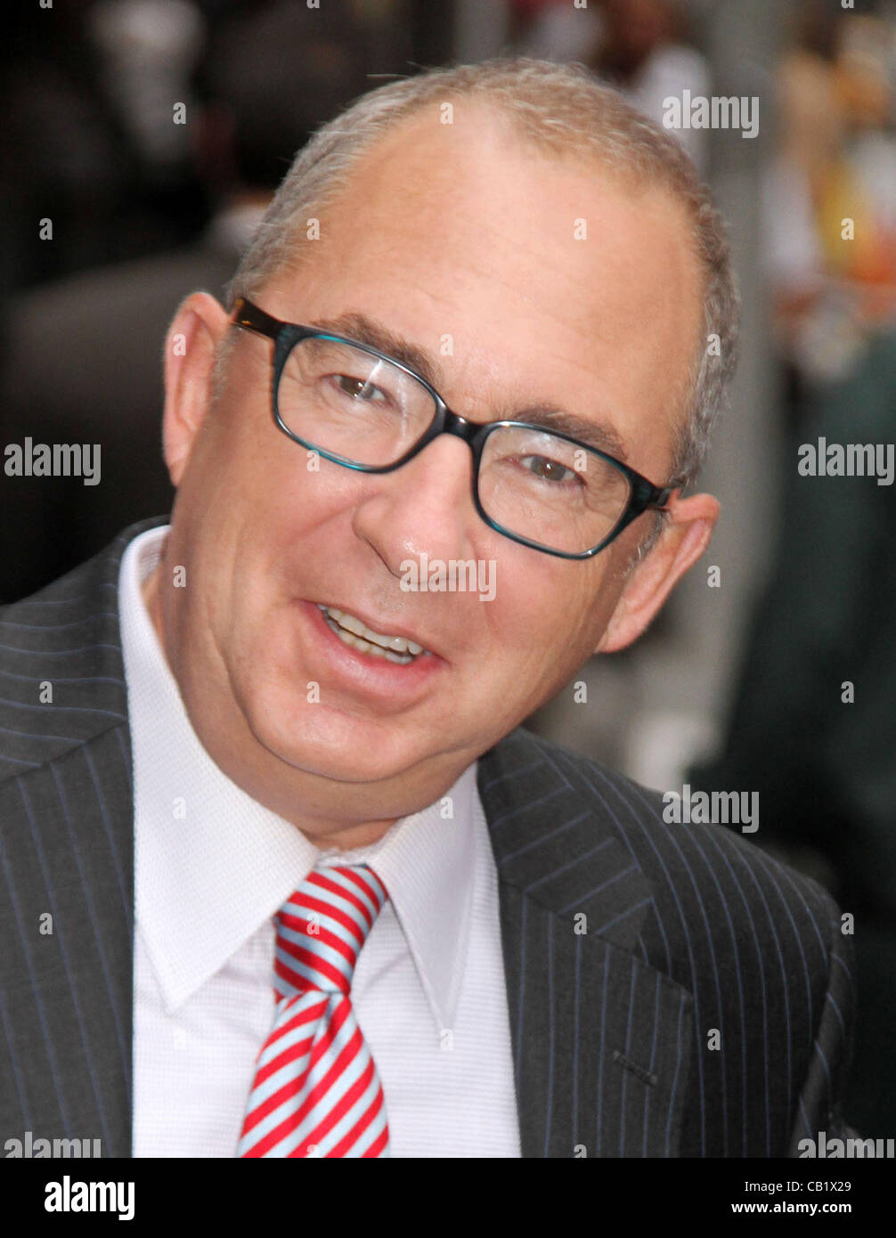 May 21, 2012 - New York, New York, U.S. - Director BARRY SONNENFELD at his appearance on 'The Late Show With David Letterman' held at the Ed Sullivan Theater. (Credit Image: © Nancy Kaszerman/ZUMAPRESS.com) Stock Photo
