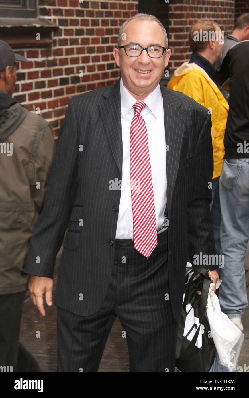 May 21, 2012 - New York, New York, U.S. - Director BARRY SONNENFELD at his appearance on 'The Late Show With David Letterman' held at the Ed Sullivan Theater. (Credit Image: © Nancy Kaszerman/ZUMAPRESS.com) Stock Photo