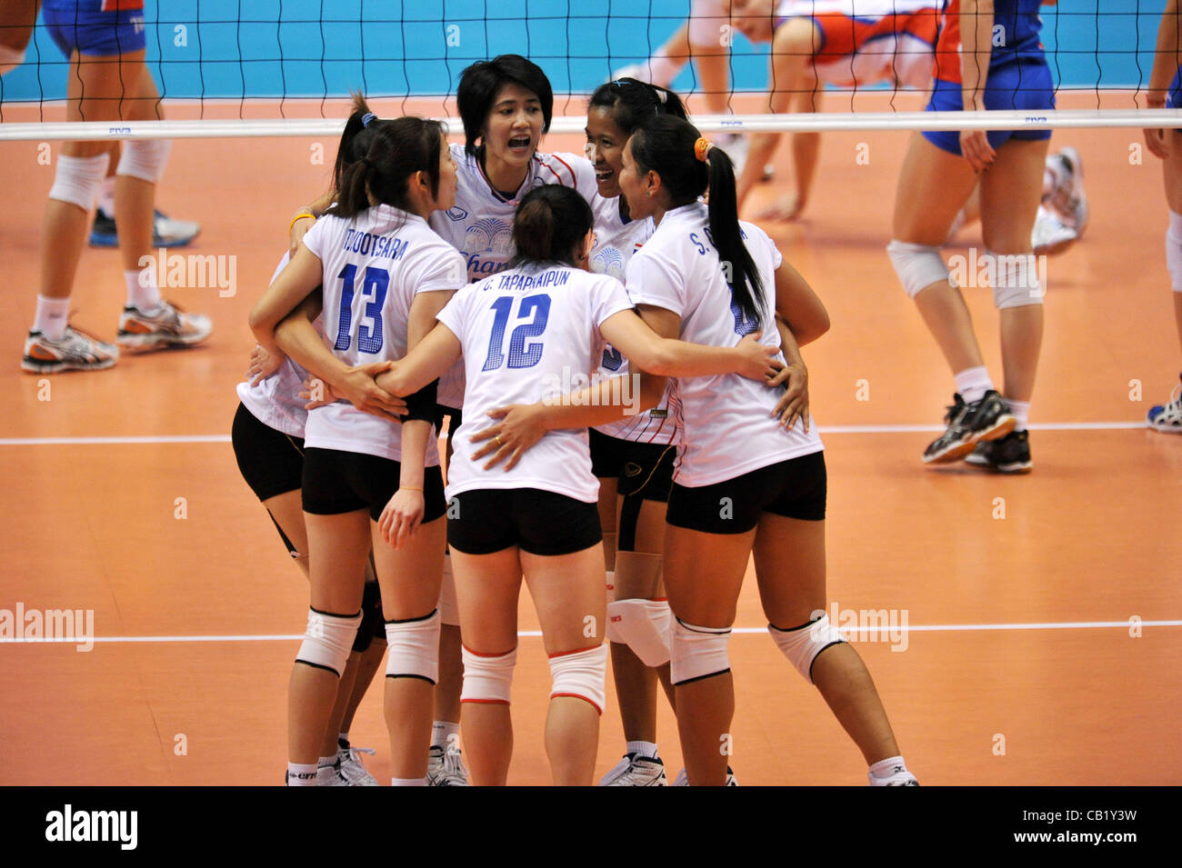 Thailand Women's Volleyball Team Group (THA), MAY 20, 2012 Volleyball FIVB the Women's World