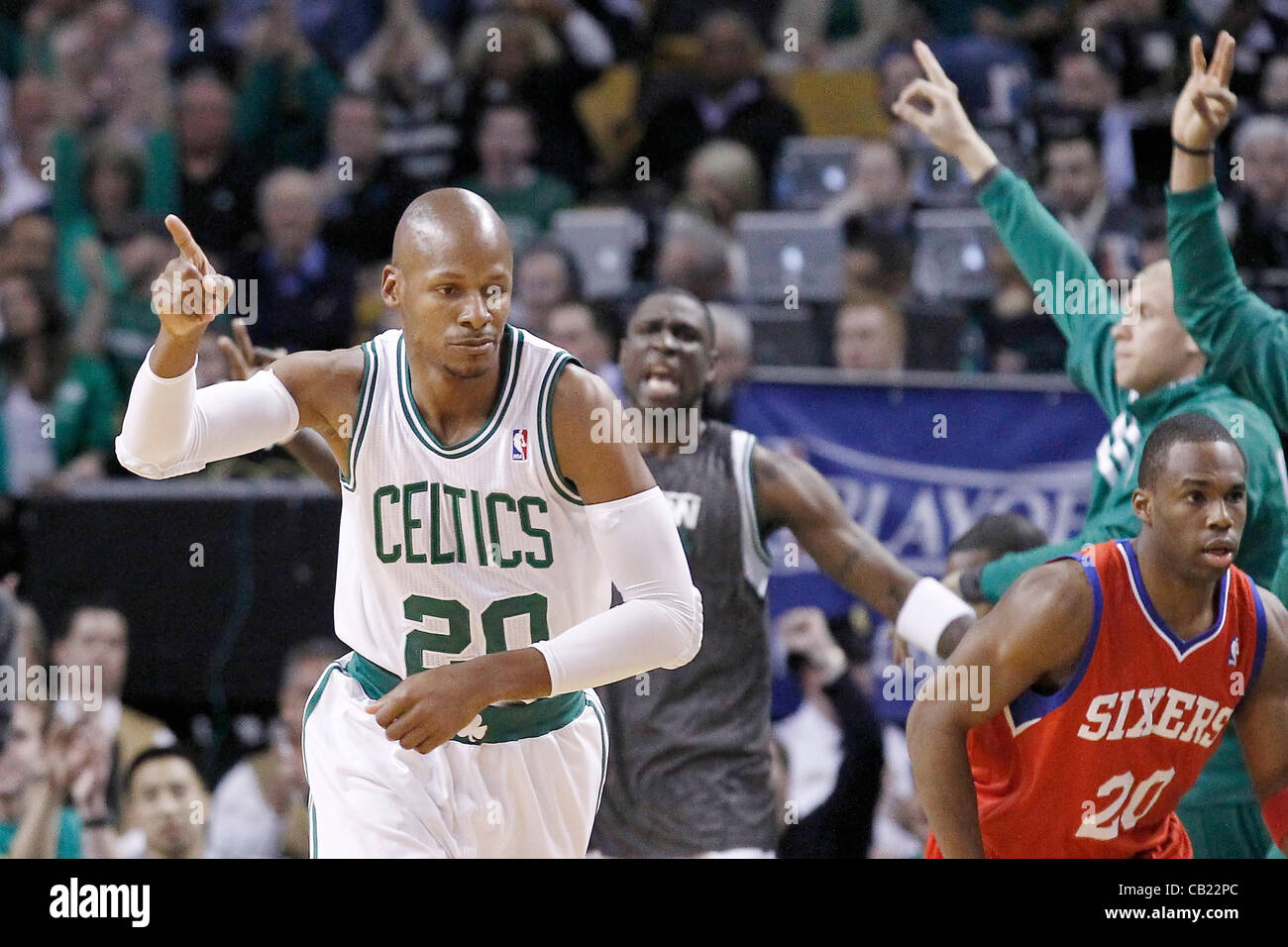 21.05.2012. Boston Massachusetts USA. Boston Celtics shooting guard Ray