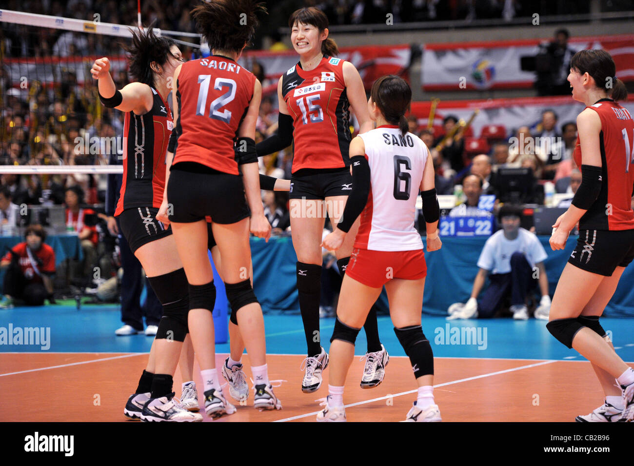 Japan Women's Volleyball Team Group (JPN), 15 Maiko Kano (JPN), MAY 23, 2012 Volleyball