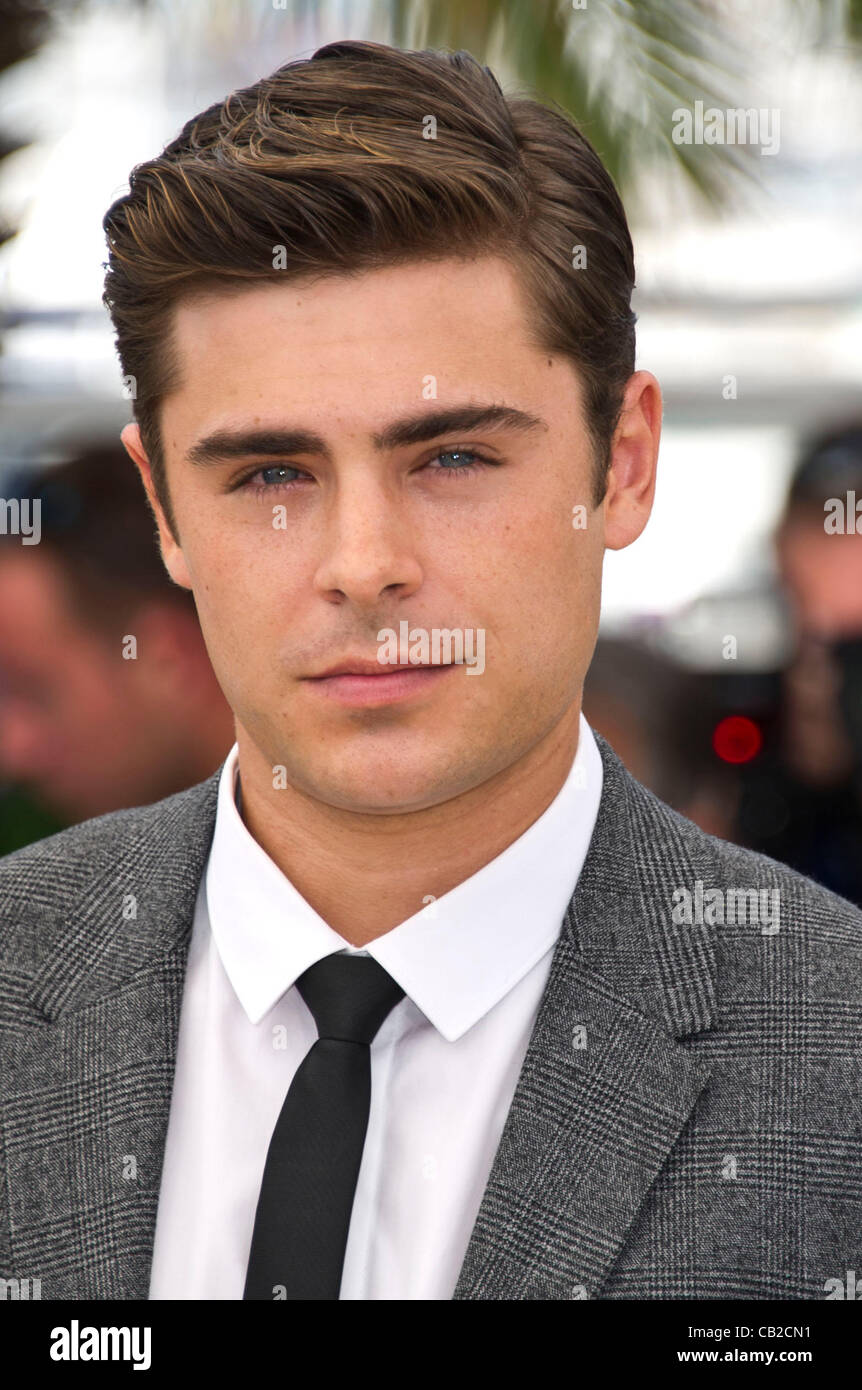 Zac Effron (actor) at photocall for film 'The Paperboy' 65th Cannes Film Festival 2012 Palais des Festival, Cannes, France Thu 24 May 2012 Stock Photo