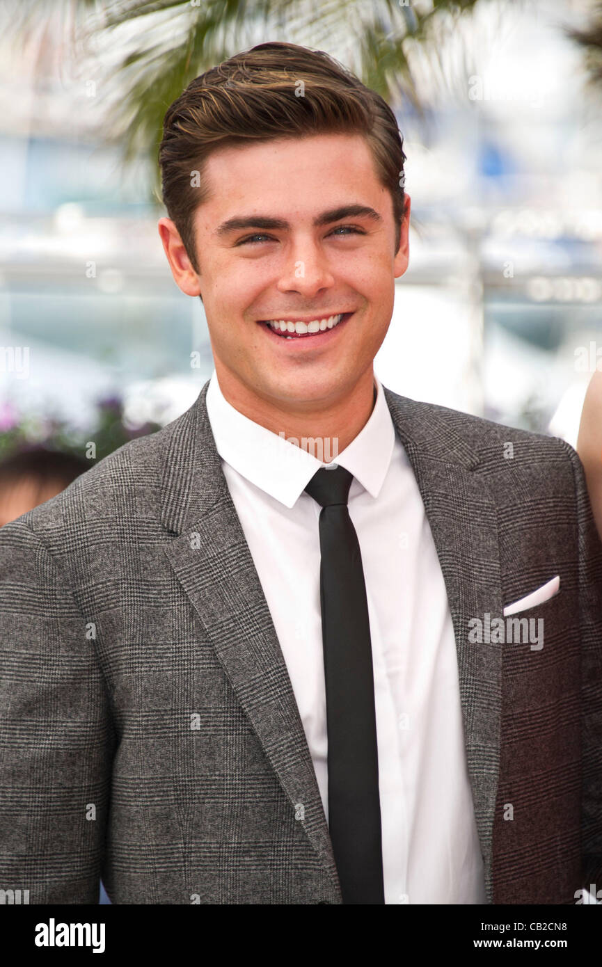 Zac Effron (actor) at photocall for film 'The Paperboy' 65th Cannes Film Festival 2012 Palais des Festival, Cannes, France Thu 24 May 2012 Stock Photo