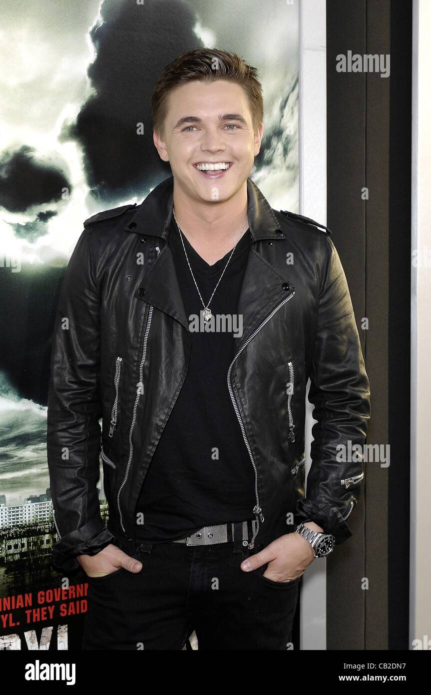 Jesse McCartney at arrivals for CHERNOBYL DIARIES Premiere, Cinerama Dome at The Arclight Hollywood, Los Angeles, CA May 23, 2012. Photo By: Michael Germana/Everett Collection Stock Photo