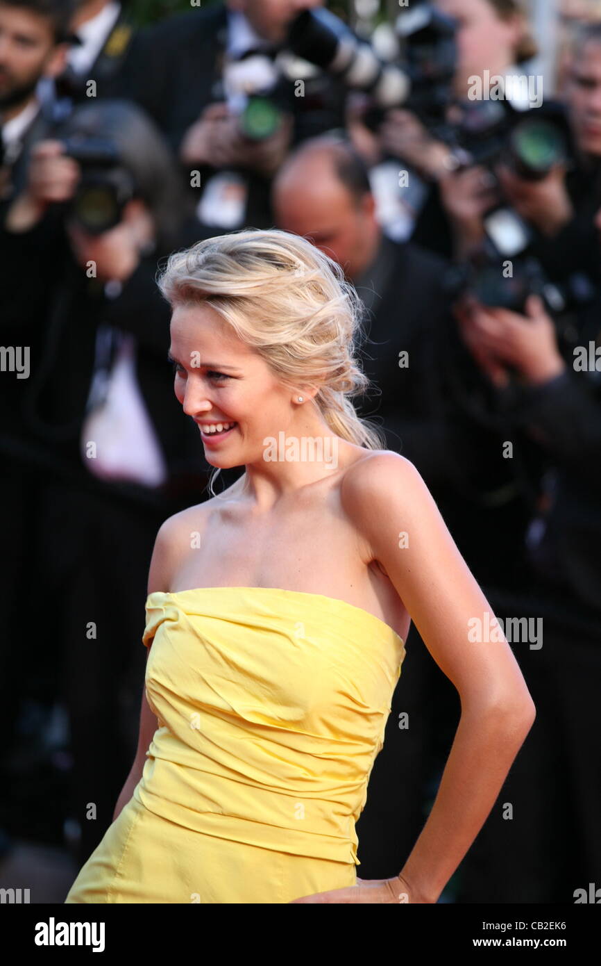 Luisana Lopilato at the On The Road gala screening red carpet at the 65th Cannes Film Festival France. The film is based on the book of the same name by beat writer Jack Kerouak and directed by Walter Salles. Wednesday 23rd May 2012 in Cannes Film Festival, France. Stock Photo
