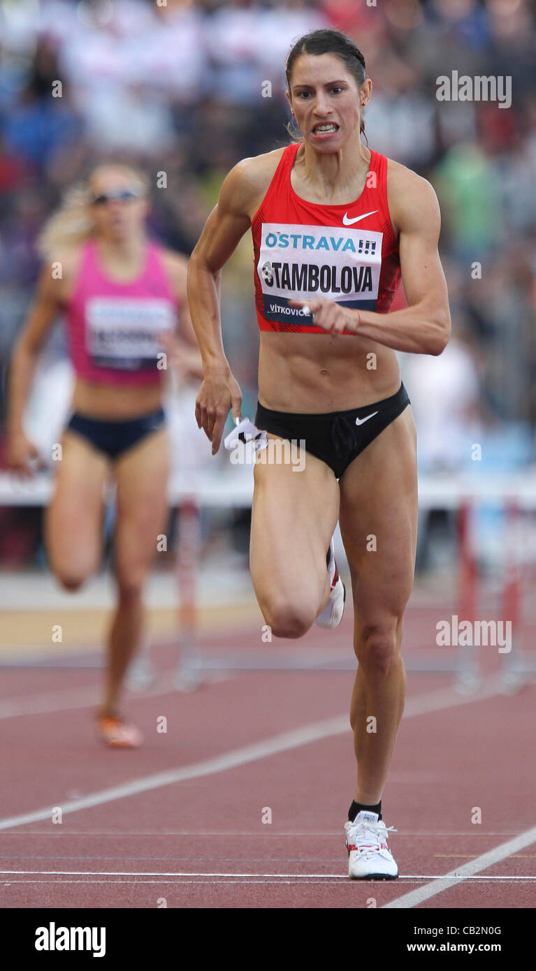 Athlete Vania Stambolova (BUL) pictured during Golden Spike Athletic ...