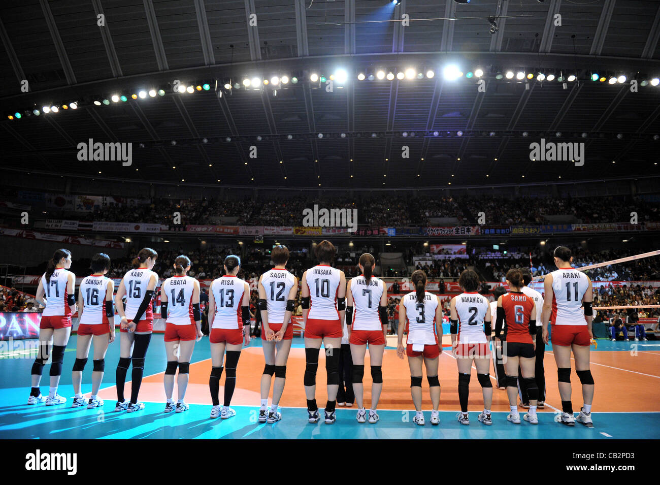 Japan Women's Volleyball Team Group (JPN), MAY 25, 2012 Volleyball FIVB the Women's World