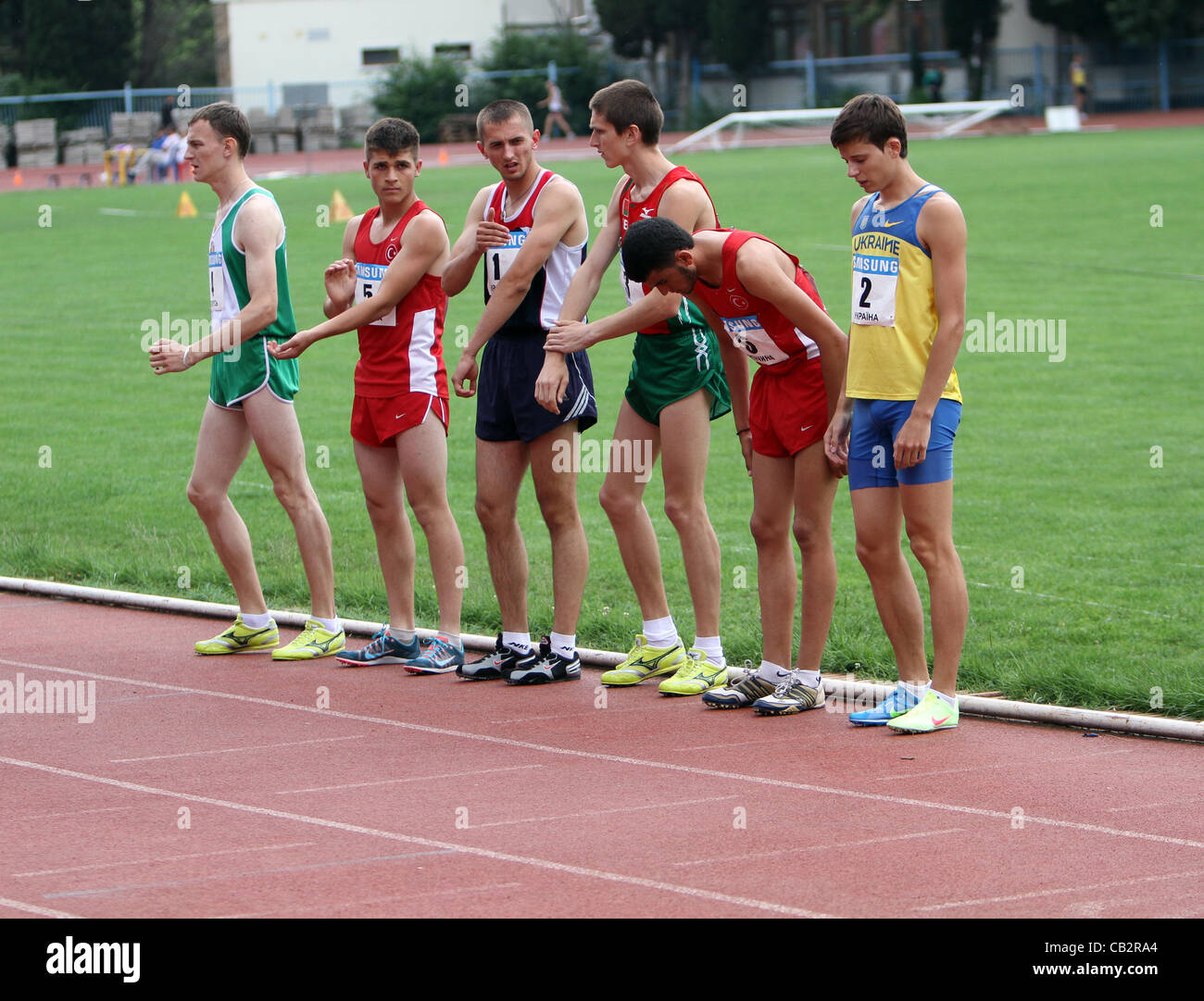 Excited teen athletes this intelligible Teen athletes congratulate