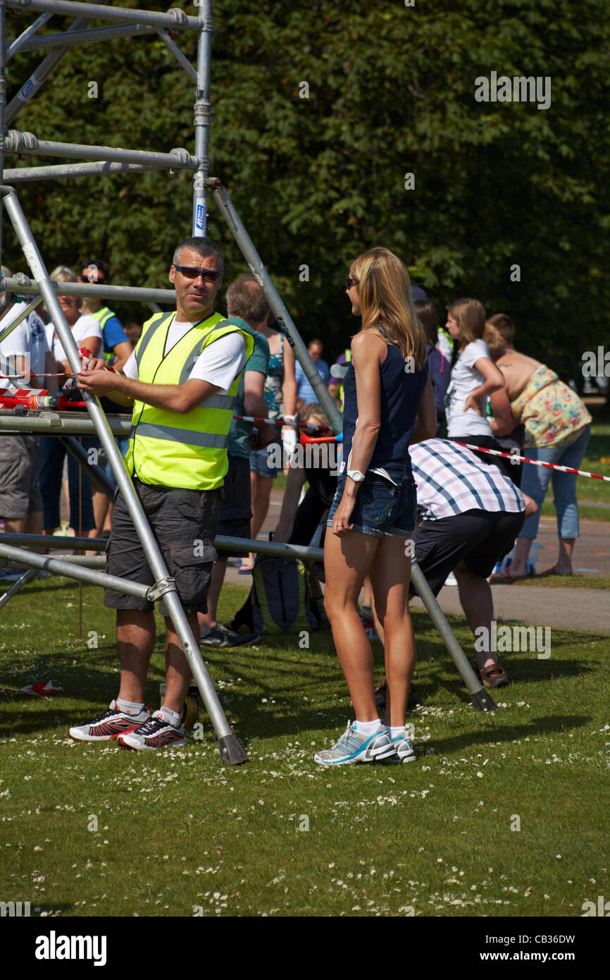 Poole, Dorset, UK Sunday 27 May 2012. Debra Stephenson, actress and