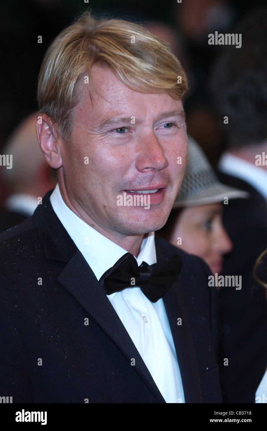 May 27, 2012 - Cannes, France - CANNES, FRANCE - MAY 27: Former Formula One driver Mika Hakkinen and his girlfriend Marketa Kromatova attends the Closing Ceremony and 'Therese Desqueyroux' premiere during the 65th Annual Cannes Film Festivalon May 27, 2012 in Cannes, France. (Credit Image: © Frederi Stock Photo