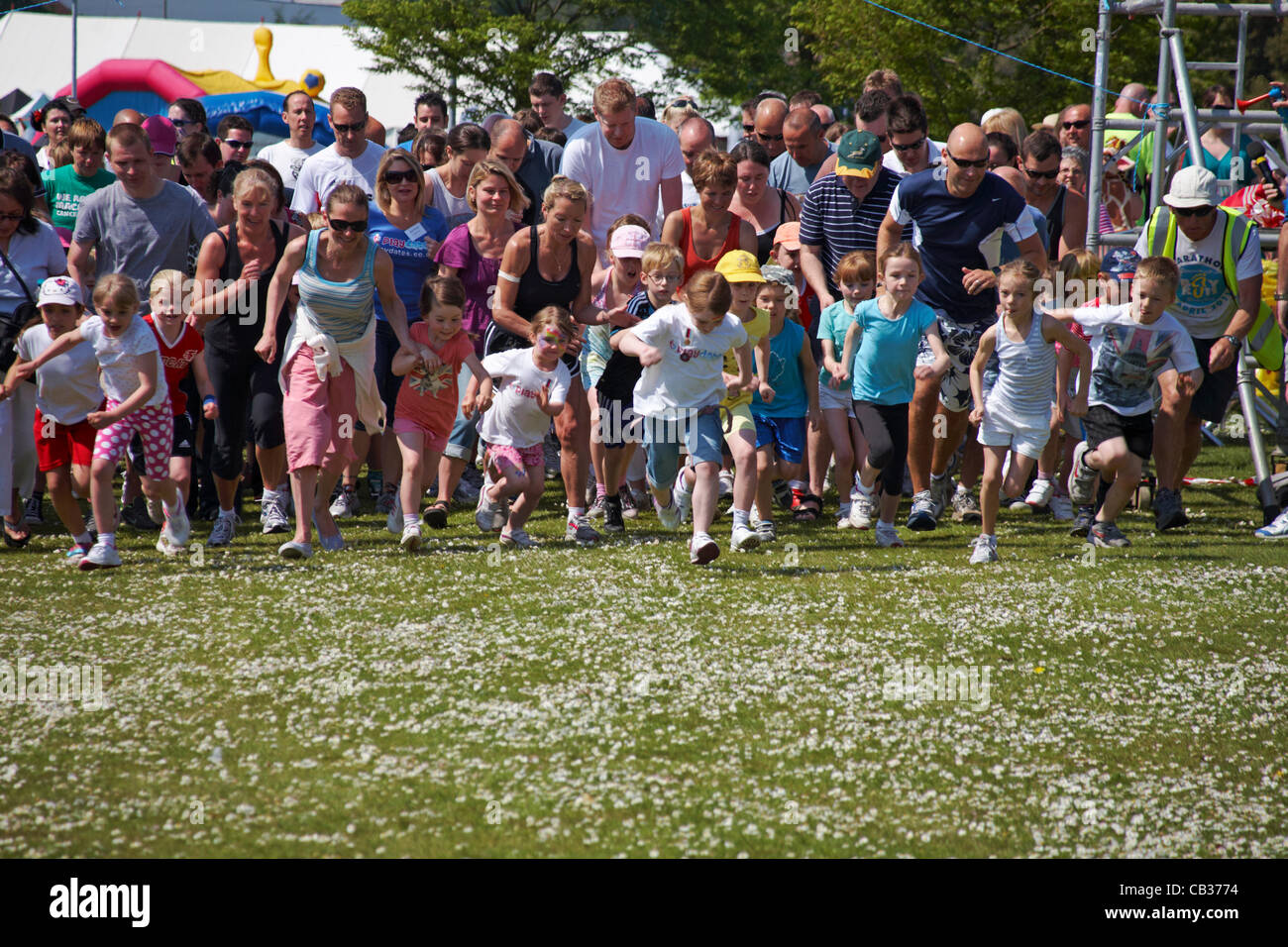 Poole, Dorset, UK Sunday 27 May 2012. Debra Stephenson, actress and