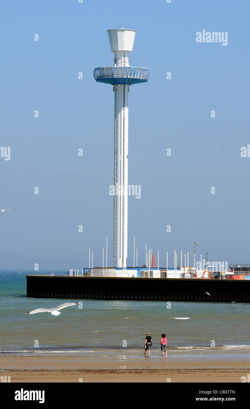 The Sea Life Viewing Tower At The Olympic 2012 Sailing Venue Nears 