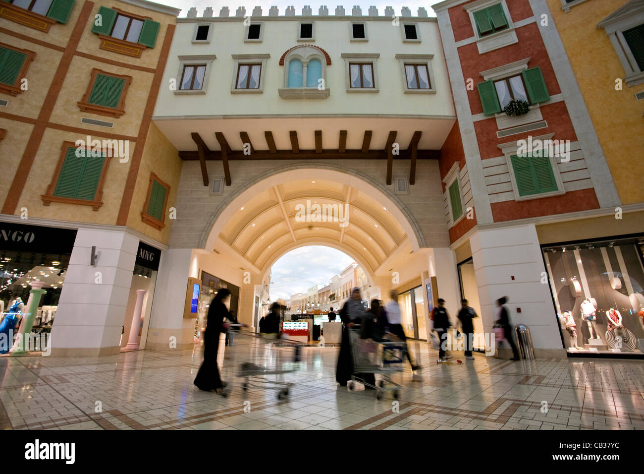 Villagio Mall in Doha Qatar Stock Photo