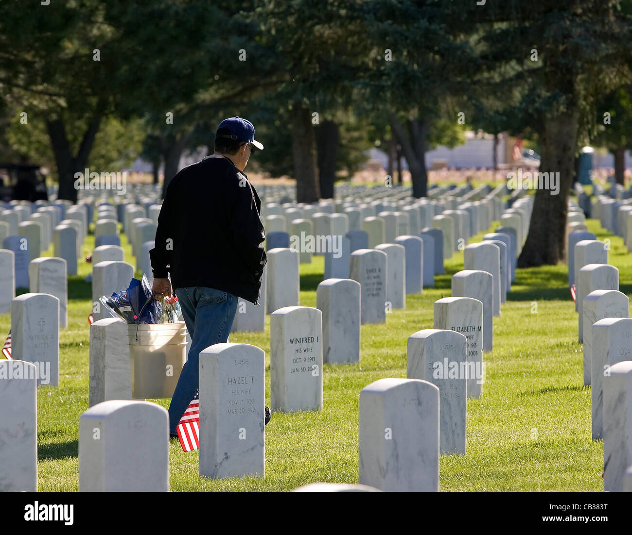 Fort logan national cemetery hi-res stock photography and images - Alamy