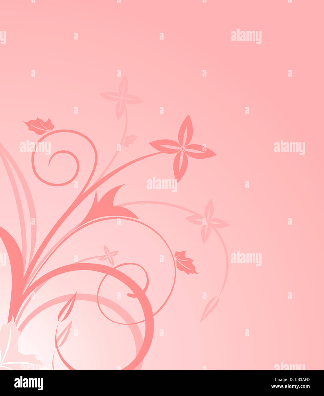 Cute floral elements for design - vector Stock Photo