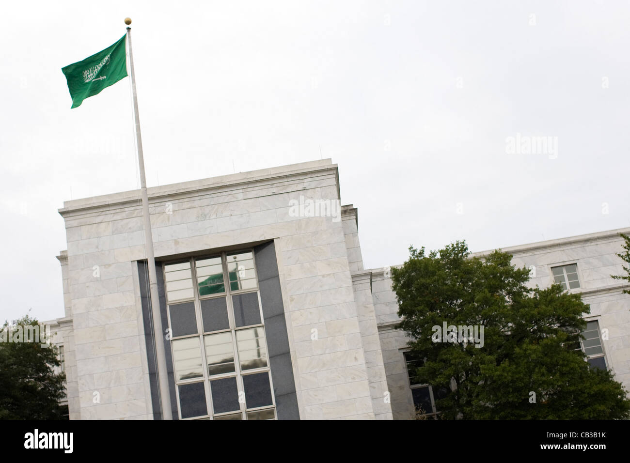 The Embassy of the Kingdom of Saudi Arabia in Washington, DC.  Stock Photo