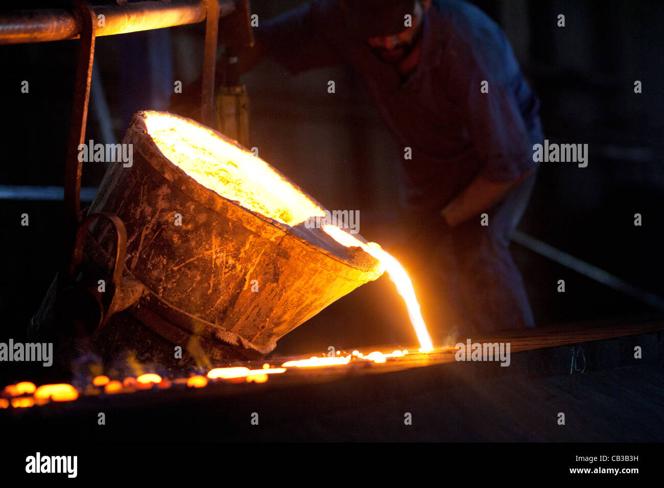 Metal Worker. Stock Photo