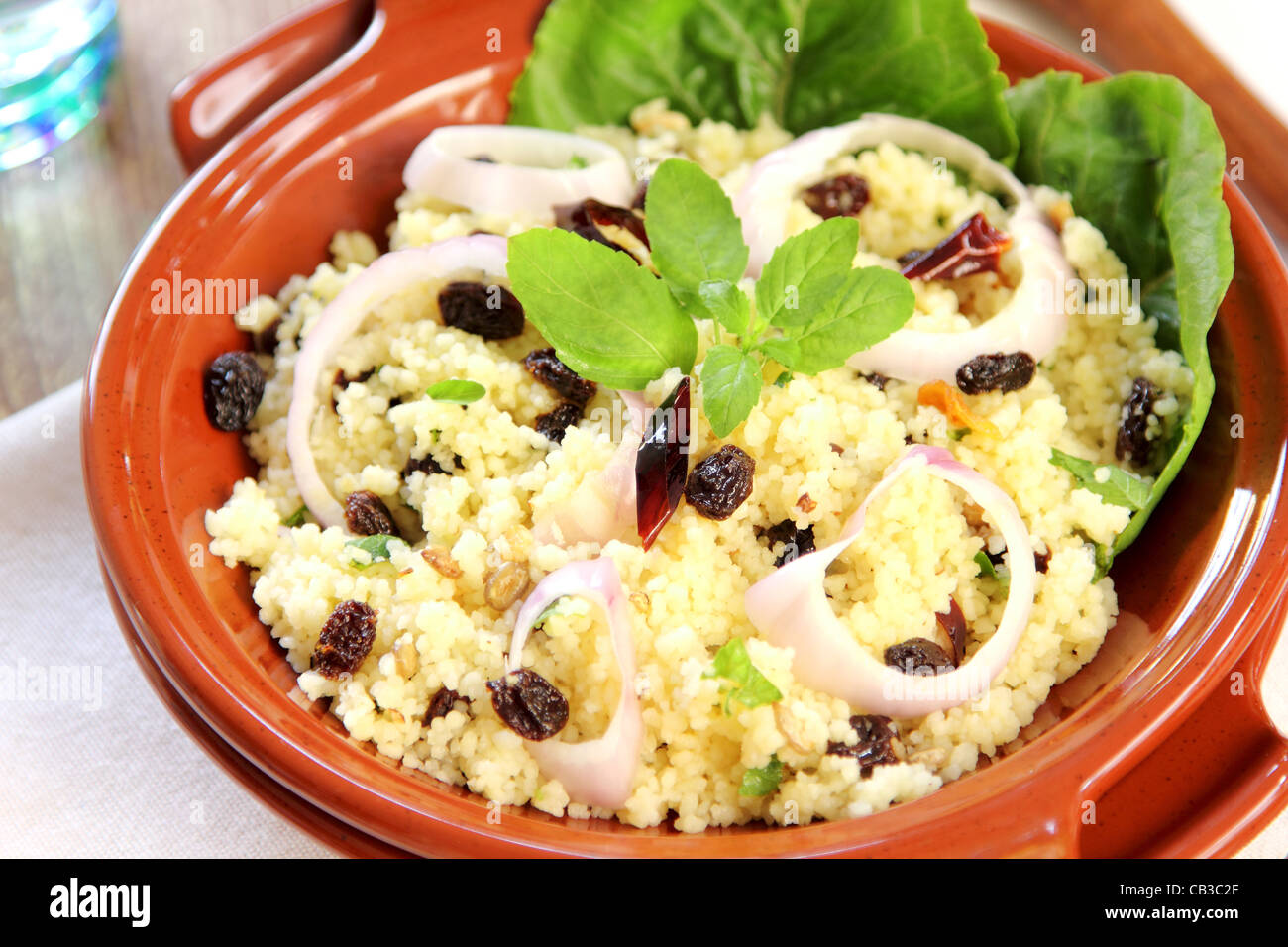 Couscous salad Stock Photo