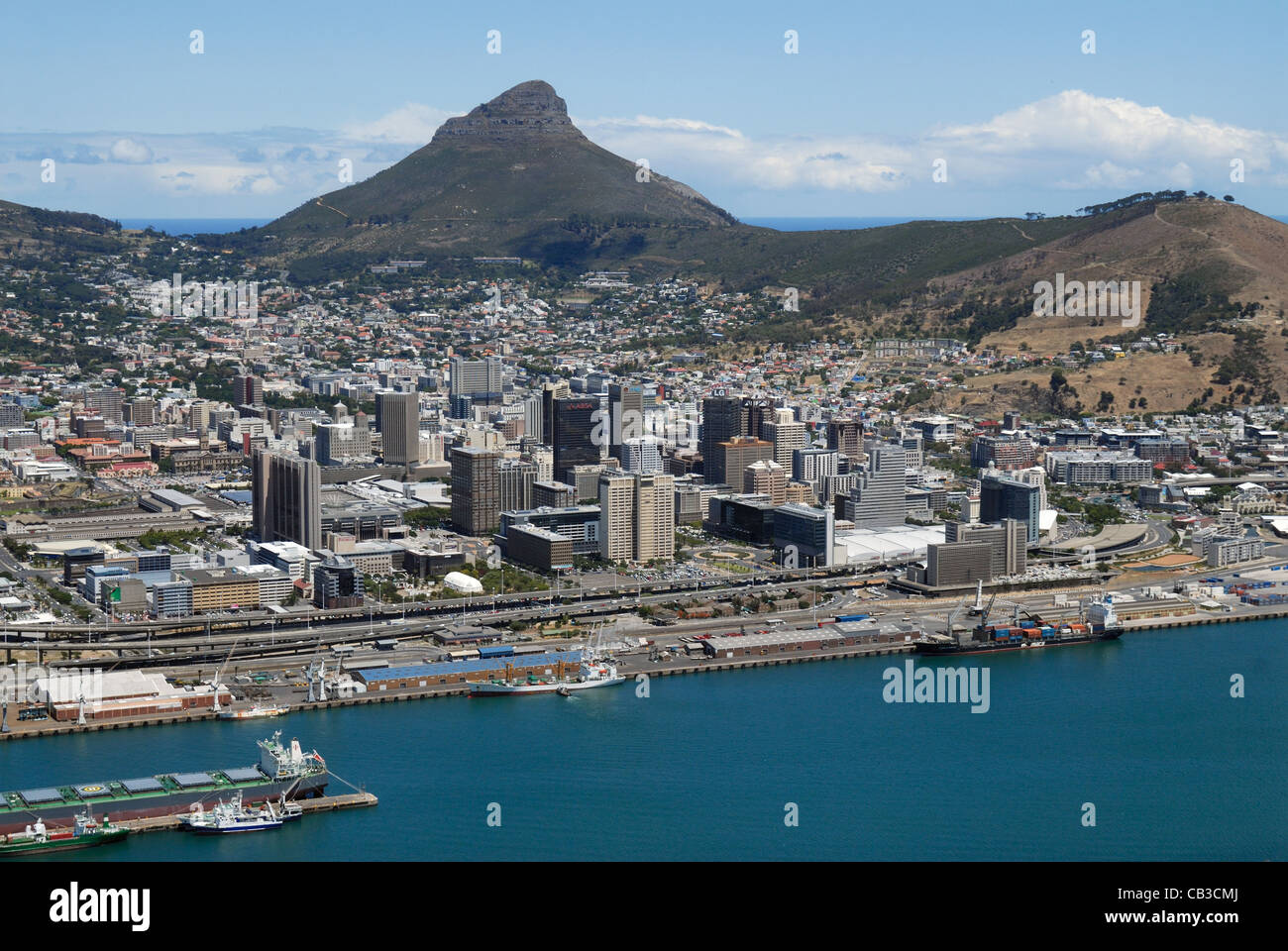 The City of cape Town from the Waterfront Stock Photo